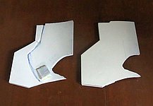 Left and right cheek guards