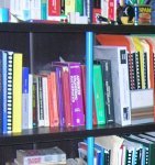 PVC bookshelf supports