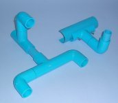 PVC Wii-mote holder parts