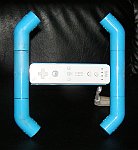 Front view with Wii remote in place.
